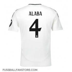 Real Madrid David Alaba #4 Replik Heimtrikot 2024-25 Kurzarm